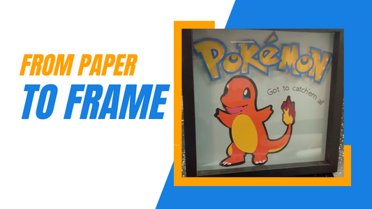 From Paper to Frame: Charmander Wall Art